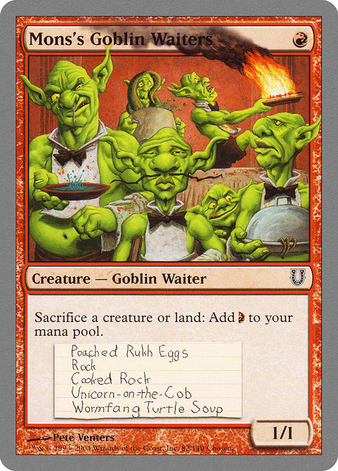 Mons's Goblin Waiters [Unhinged] | Gaming Infinity