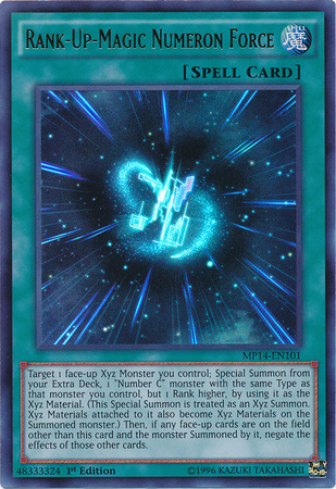 Rank-Up-Magic Numeron Force [MP14-EN101] Ultra Rare | Gaming Infinity