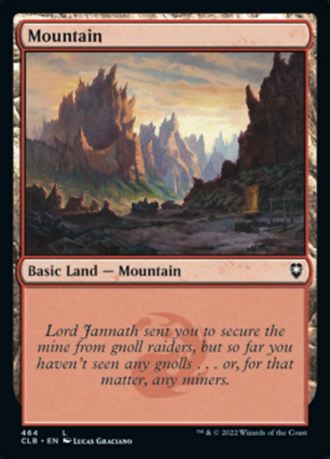 Mountain (464) [Commander Legends: Battle for Baldur's Gate] | Gaming Infinity