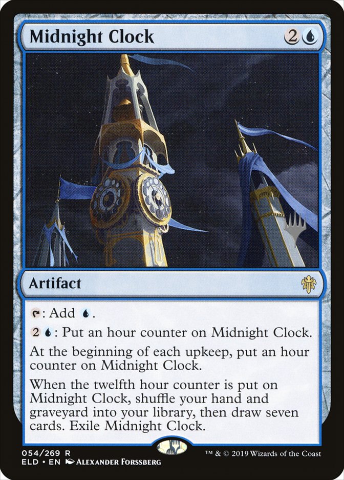 Midnight Clock (Promo Pack) [Throne of Eldraine Promos] | Gaming Infinity