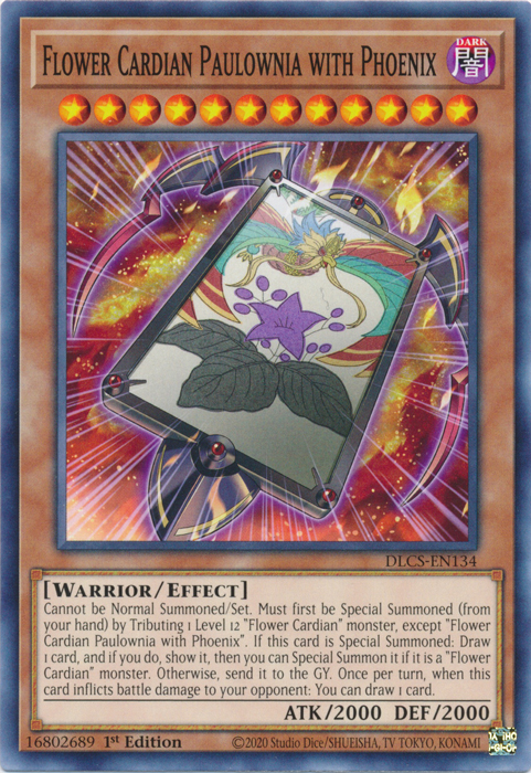 Flower Cardian Paulownia with Phoenix [DLCS-EN134] Common | Gaming Infinity