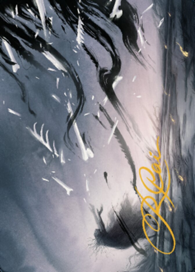 Shadow Prophecy Art Card (Gold-Stamped Signature) [Dominaria United Art Series] | Gaming Infinity