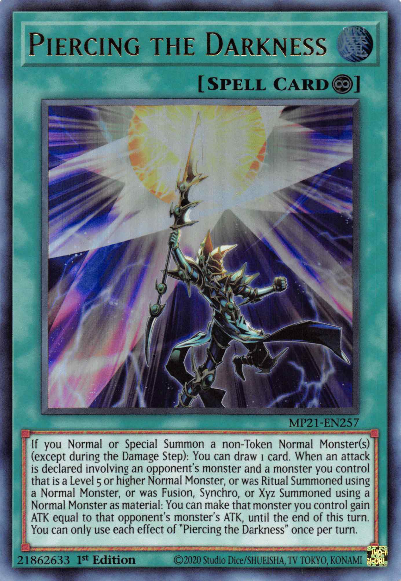 Piercing the Darkness [MP21-EN257] Ultra Rare | Gaming Infinity
