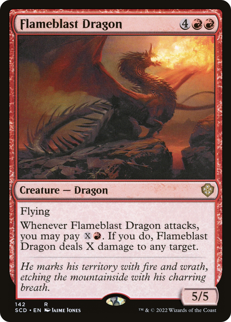 Flameblast Dragon [Starter Commander Decks] | Gaming Infinity