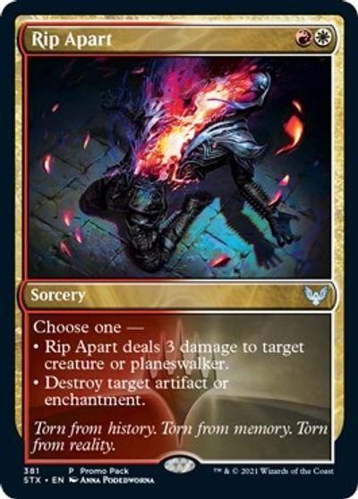 Rip Apart (Promo Pack) [Strixhaven: School of Mages] | Gaming Infinity