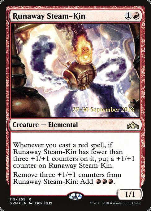 Runaway Steam-Kin [Guilds of Ravnica Promos] | Gaming Infinity