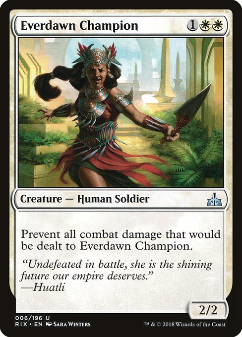 Everdawn Champion [Rivals of Ixalan] | Gaming Infinity