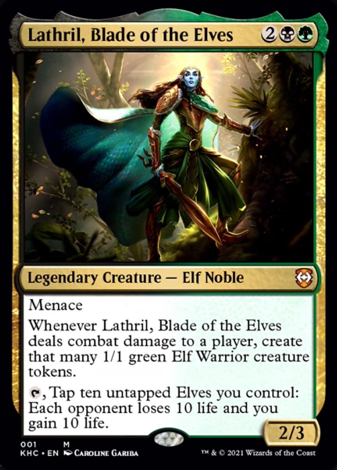 Lathril, Blade of the Elves [Kaldheim Commander] | Gaming Infinity