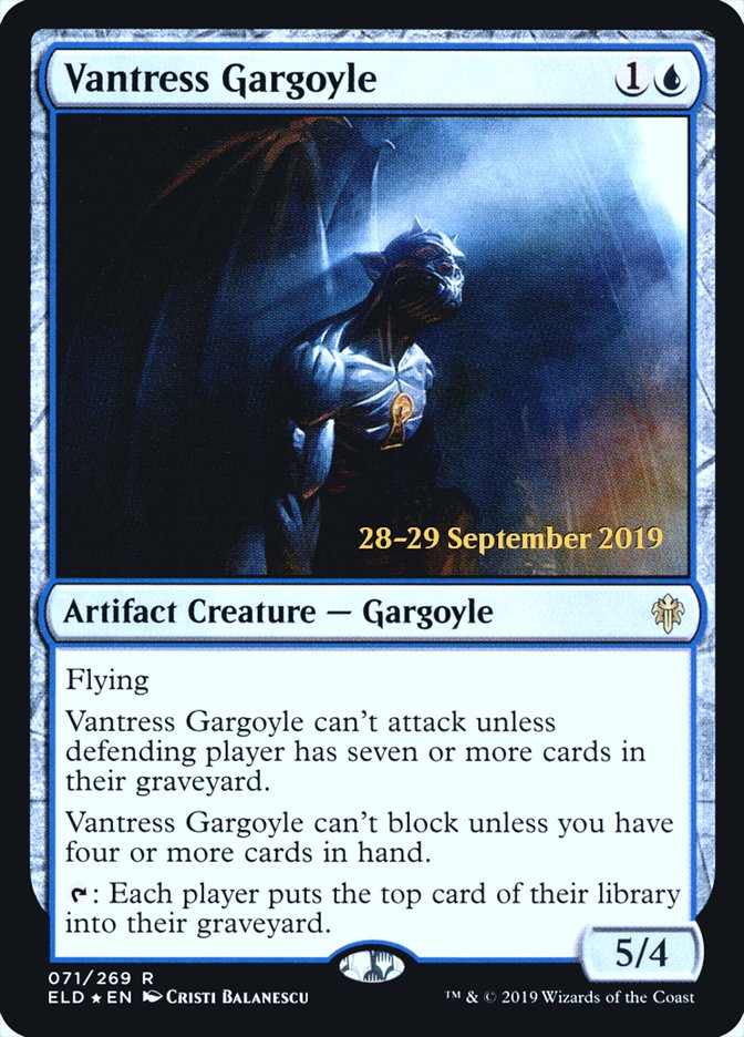 Vantress Gargoyle  [Throne of Eldraine Prerelease Promos] | Gaming Infinity