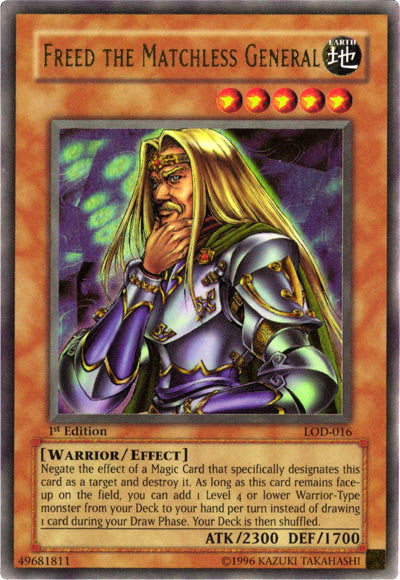 Freed the Matchless General [LOD-016] Ultra Rare | Gaming Infinity