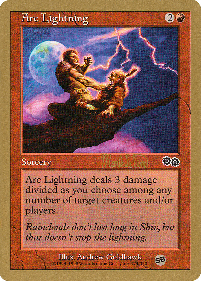 Arc Lightning (Mark Le Pine) (SB) [World Championship Decks 1999] | Gaming Infinity