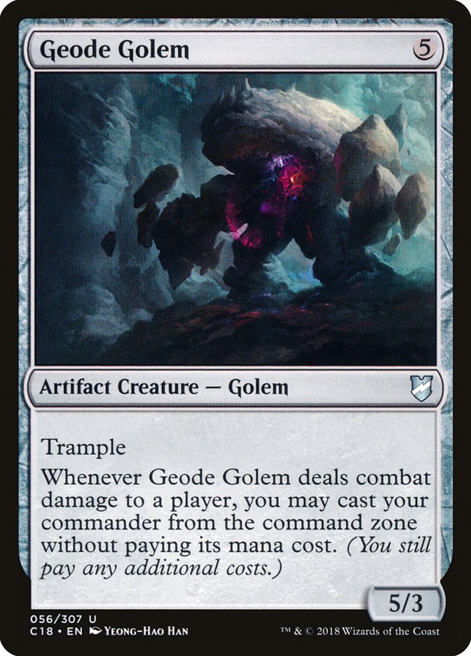 Geode Golem [Commander 2018] | Gaming Infinity