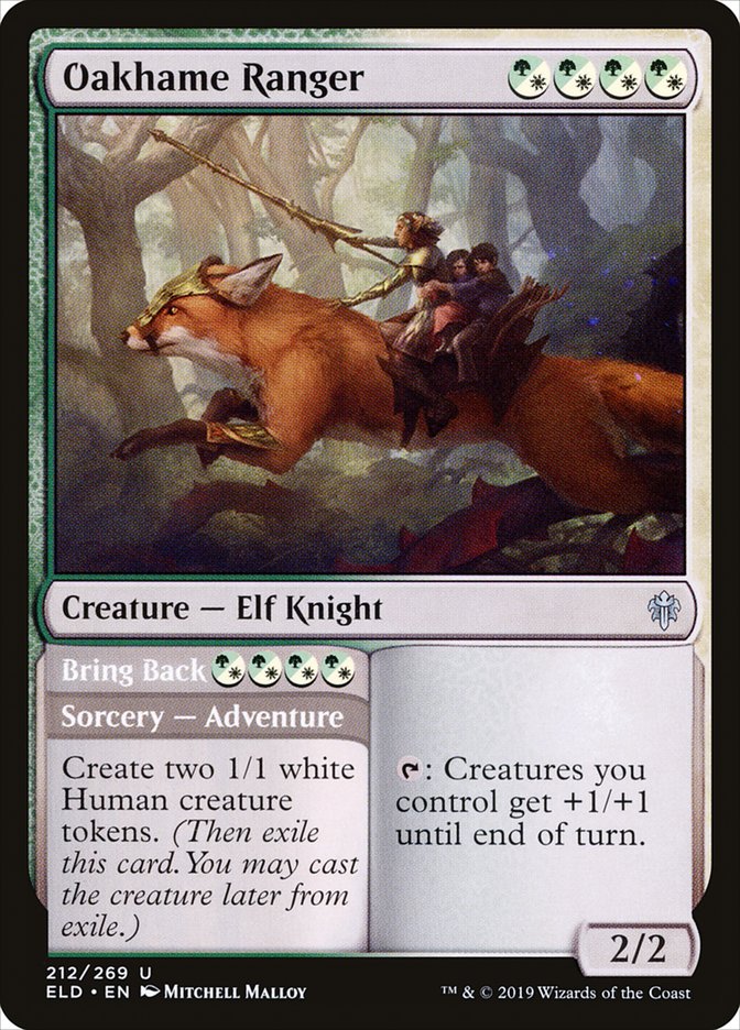 Oakhame Ranger // Bring Back [Throne of Eldraine] | Gaming Infinity