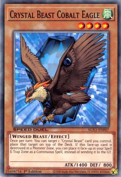 Crystal Beast Cobalt Eagle [SGX1-ENF07] Common | Gaming Infinity