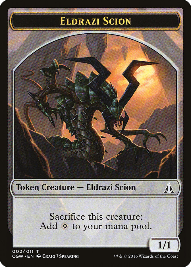 Eldrazi Scion (002/011) [Oath of the Gatewatch Tokens] | Gaming Infinity