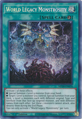 World Legacy Monstrosity [MP20-EN076] Prismatic Secret Rare | Gaming Infinity