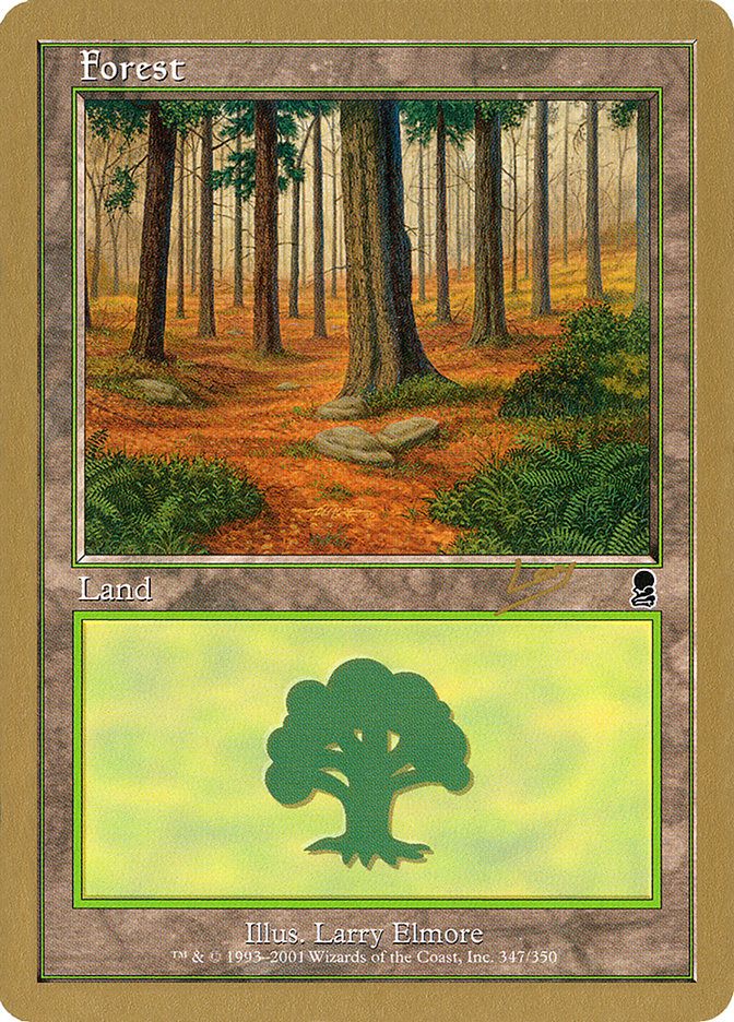 Forest (rl347) (Raphael Levy) [World Championship Decks 2002] | Gaming Infinity