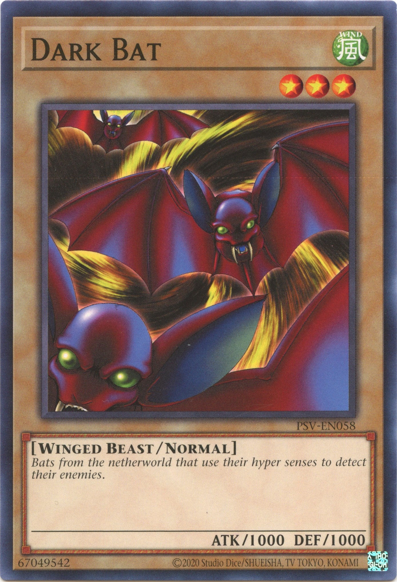 Dark Bat (25th Anniversary) [PSV-EN058] Common | Gaming Infinity