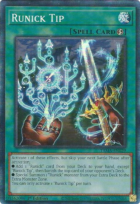 Runick Tip [TAMA-EN029] Collector's Rare | Gaming Infinity