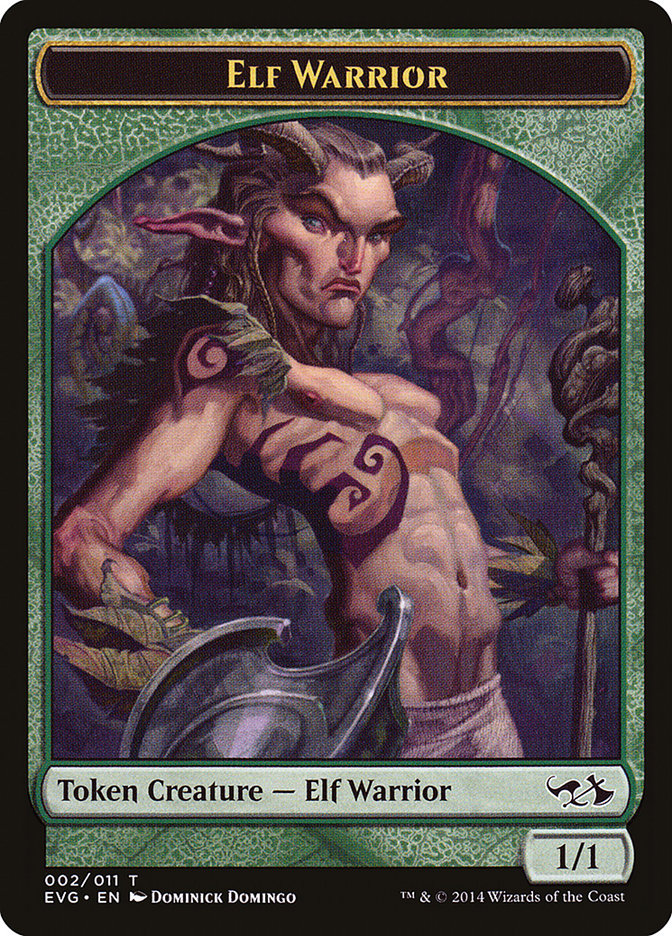 Elf Warrior Token (Elves vs. Goblins) [Duel Decks Anthology Tokens] | Gaming Infinity