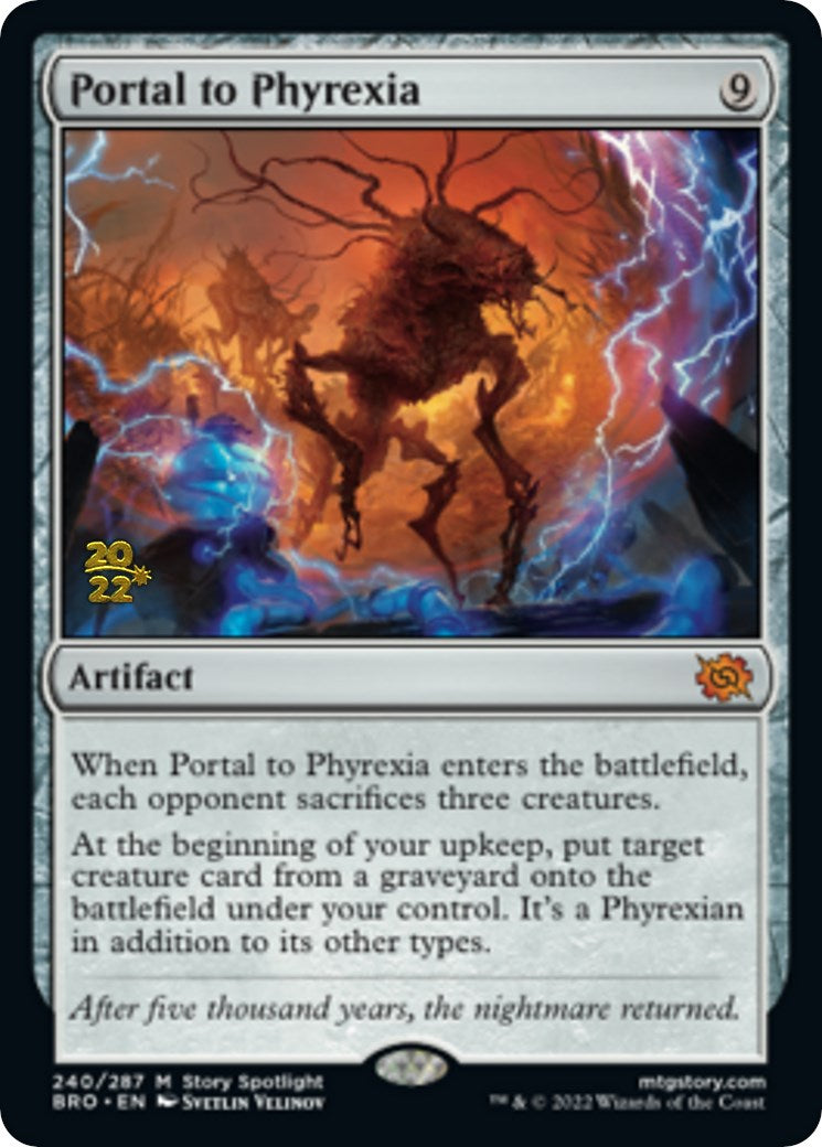 Portal to Phyrexia [The Brothers' War: Prerelease Promos] | Gaming Infinity