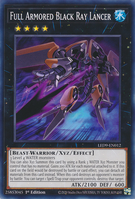 Full Armored Black Ray Lancer [LED9-EN012] Common | Gaming Infinity