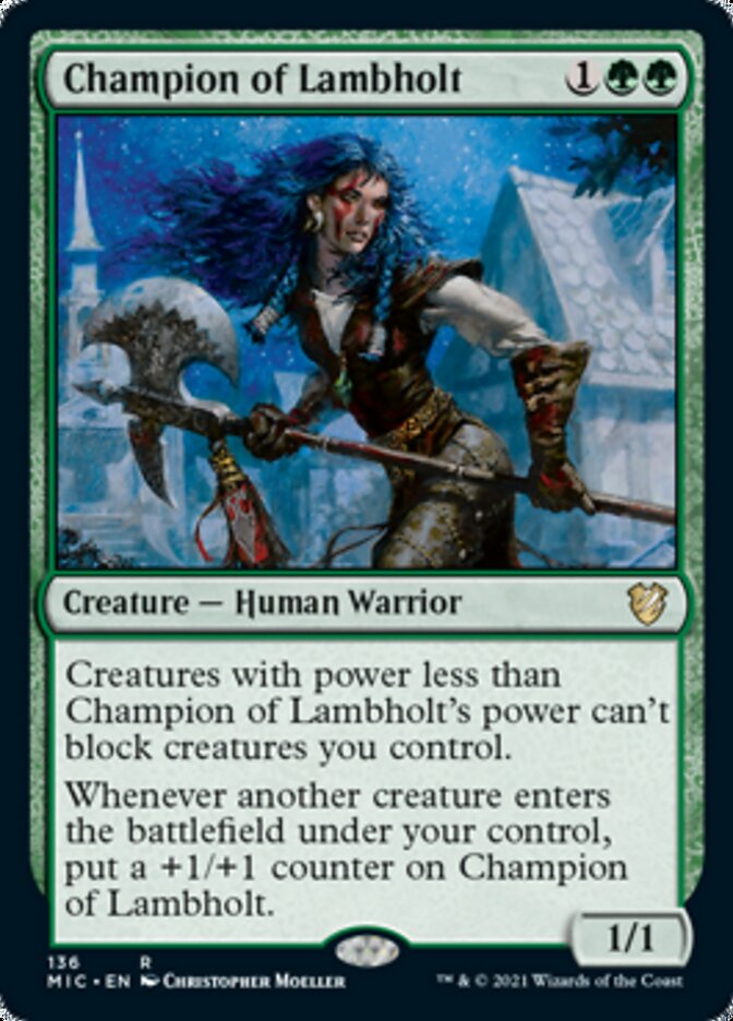 Champion of Lambholt [Innistrad: Midnight Hunt Commander] | Gaming Infinity