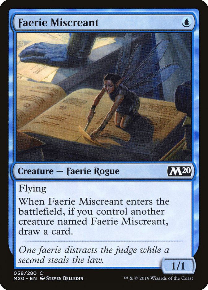 Faerie Miscreant [Core Set 2020] | Gaming Infinity