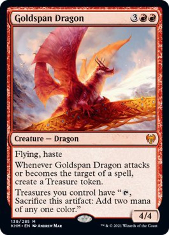 Goldspan Dragon [Kaldheim] | Gaming Infinity