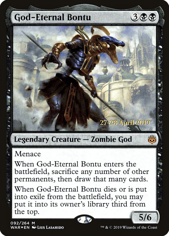 God-Eternal Bontu  [War of the Spark Prerelease Promos] | Gaming Infinity