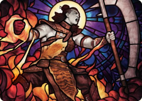 Garna, Bloodfist of Keld Art Card [Dominaria United Art Series] | Gaming Infinity