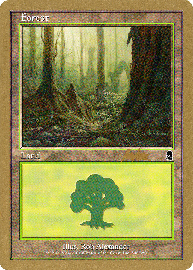 Forest (bk348) (Brian Kibler) [World Championship Decks 2002] | Gaming Infinity