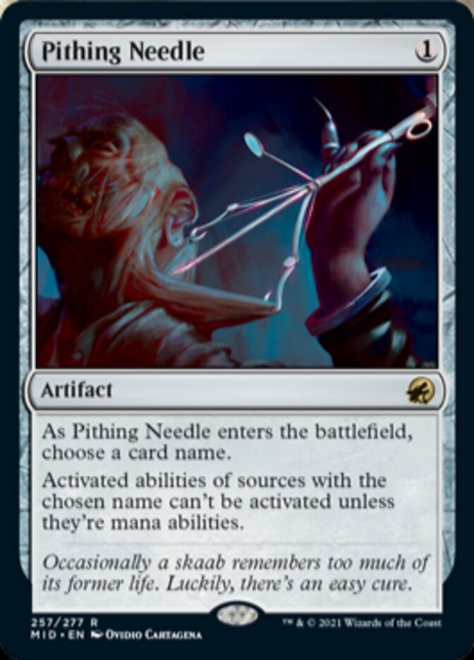 Pithing Needle [Innistrad: Midnight Hunt] | Gaming Infinity