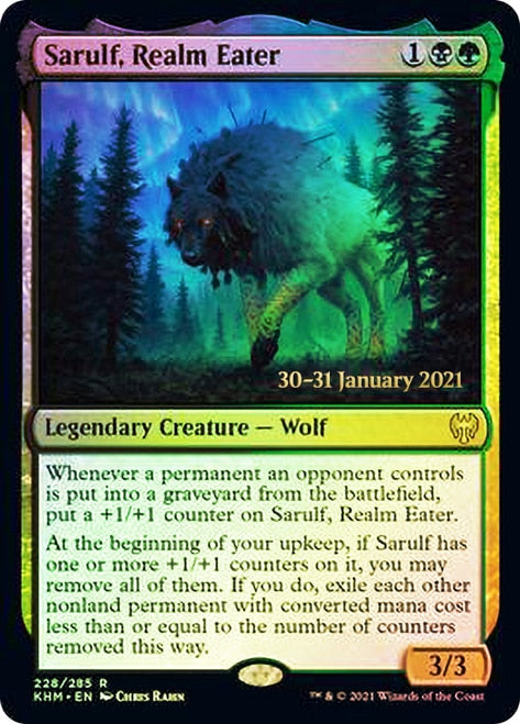 Sarulf, Realm Eater  [Kaldheim Prerelease Promos] | Gaming Infinity