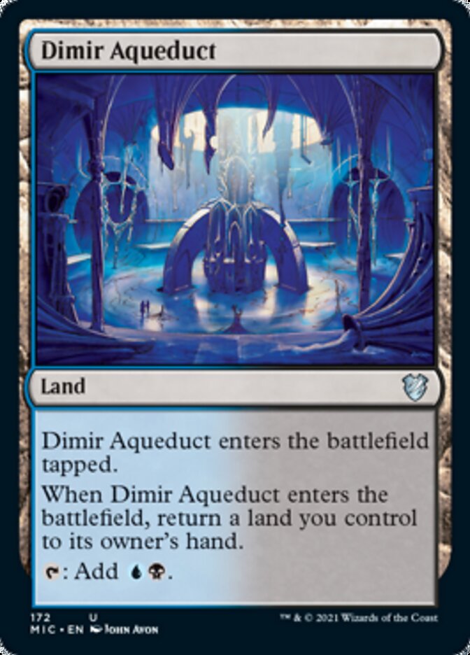 Dimir Aqueduct [Innistrad: Midnight Hunt Commander] | Gaming Infinity