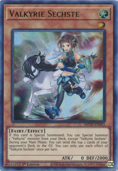 Valkyrie Sechste [MP20-EN043] Ultra Rare | Gaming Infinity