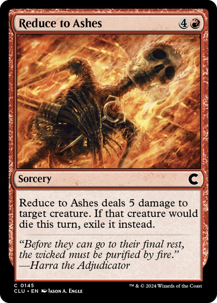 Reduce to Ashes [Ravnica: Clue Edition] | Gaming Infinity