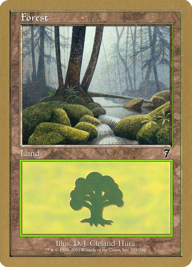 Forest (jt328) (Jan Tomcani) [World Championship Decks 2001] | Gaming Infinity