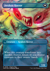 Thing in the Ice // Awoken Horror (Borderless Alternate Art) [Regional Championship Qualifiers 2023] | Gaming Infinity