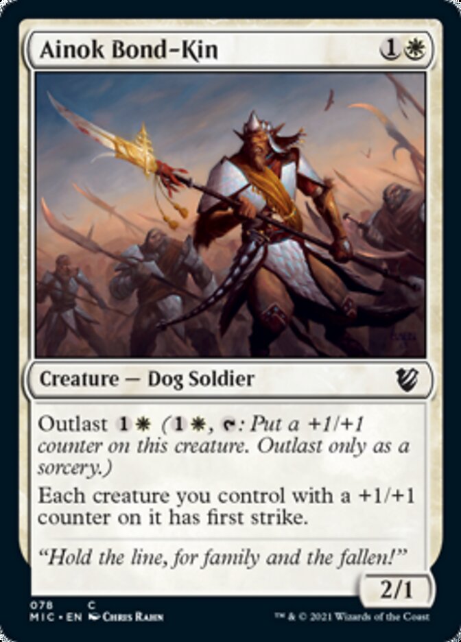 Ainok Bond-Kin [Innistrad: Midnight Hunt Commander] | Gaming Infinity