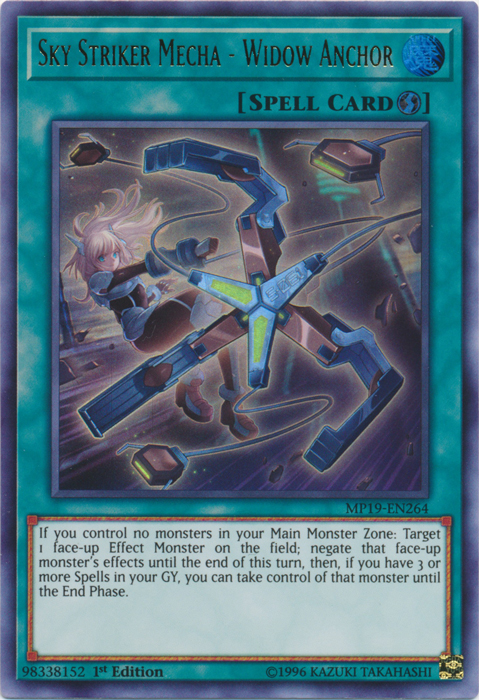 Sky Striker Mecha - Widow Anchor [MP19-EN264] Ultra Rare | Gaming Infinity