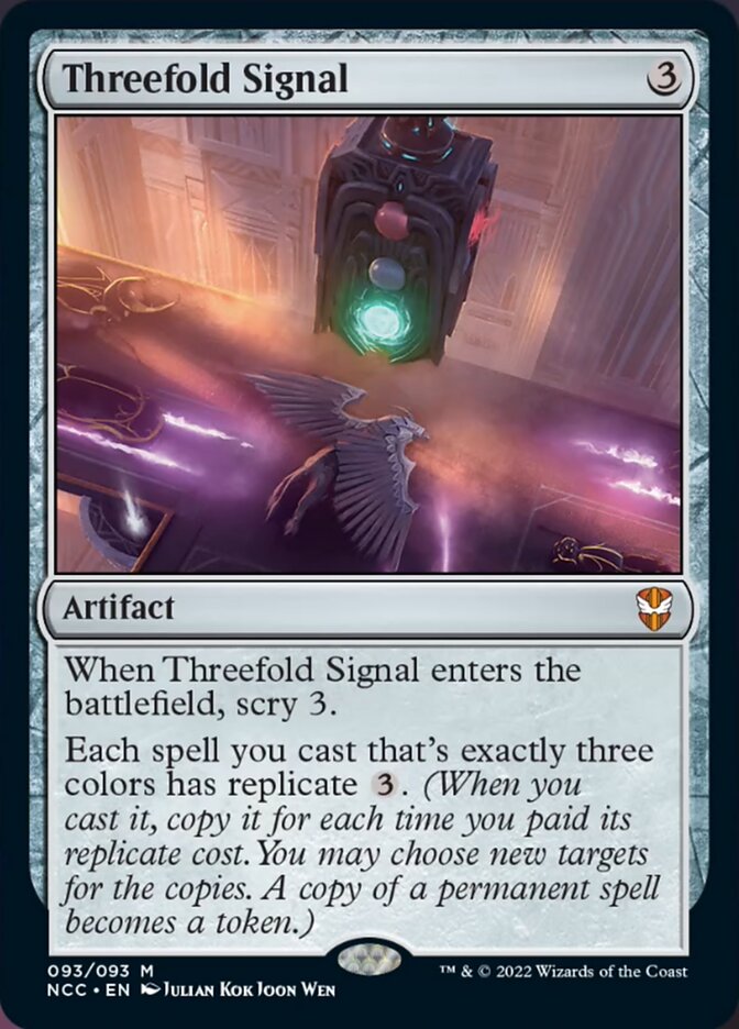 Threefold Signal [Streets of New Capenna Commander] | Gaming Infinity