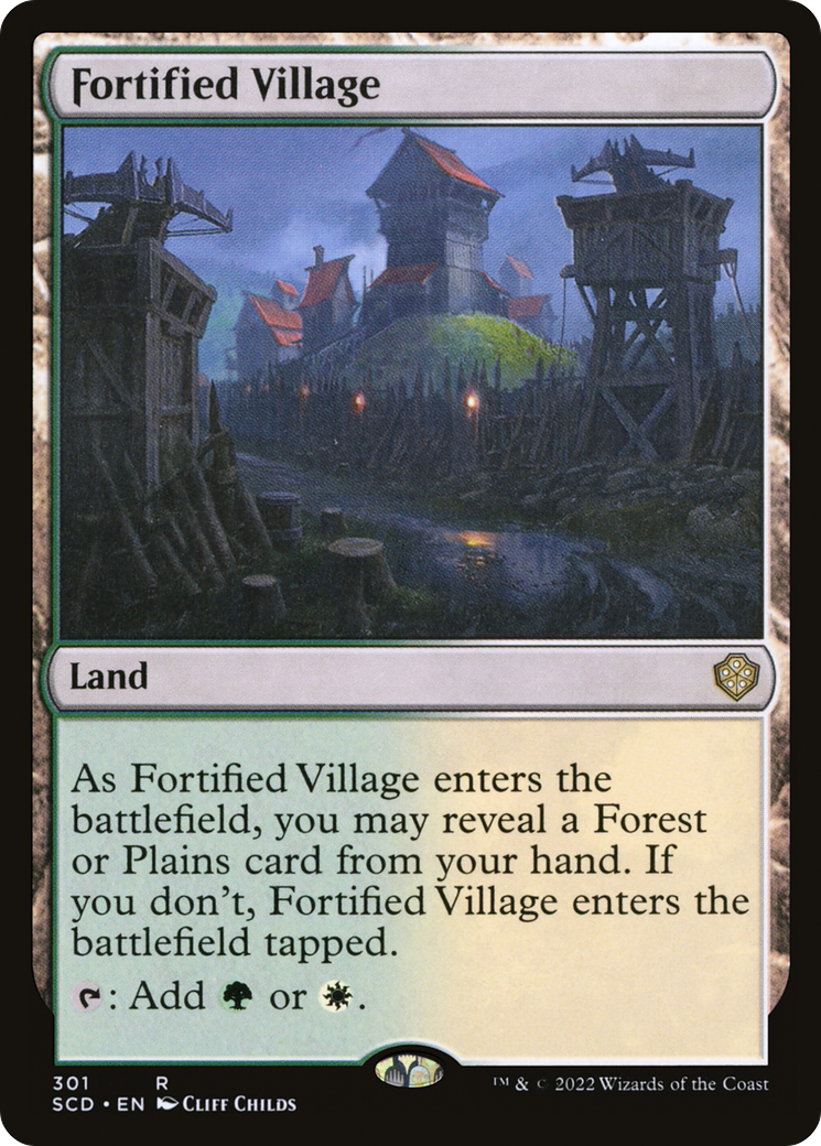 Fortified Village [Starter Commander Decks] | Gaming Infinity