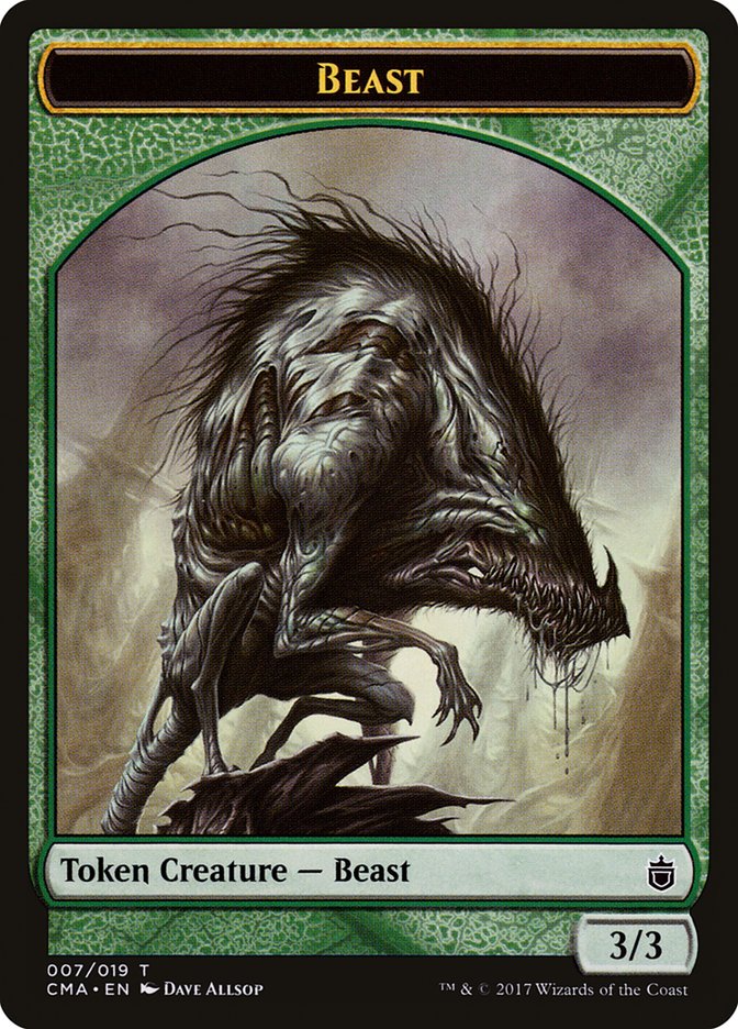 Beast (007/019) [Commander Anthology Tokens] | Gaming Infinity