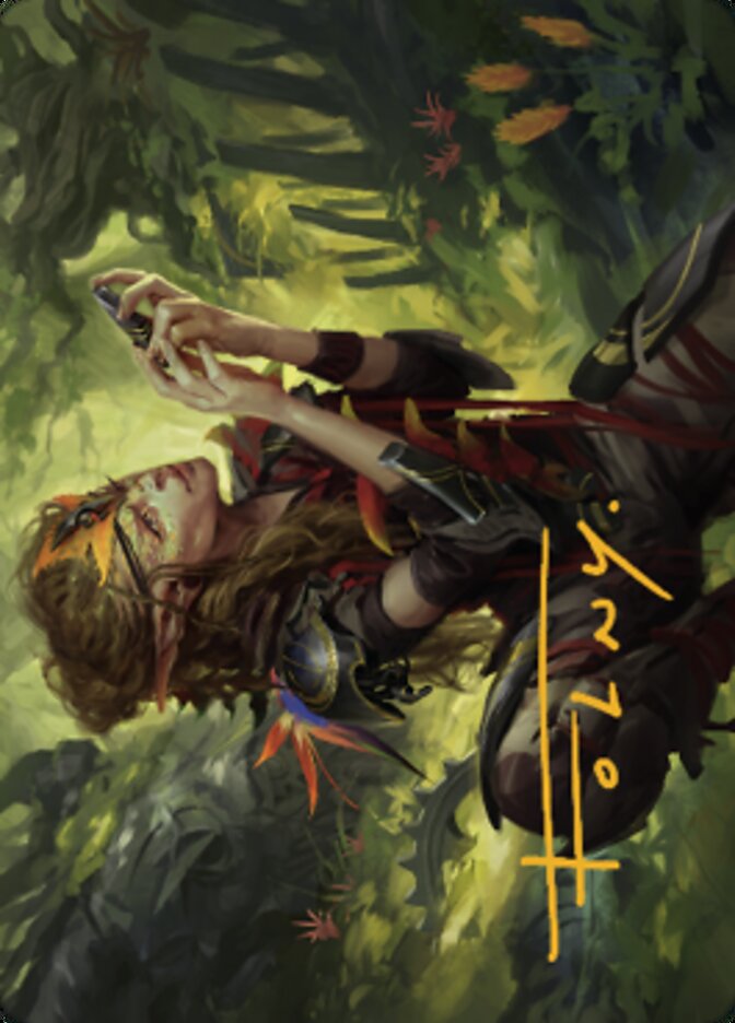 Meria, Scholar of Antiquity Art Card (Gold-Stamped Signature) [Dominaria United Art Series] | Gaming Infinity