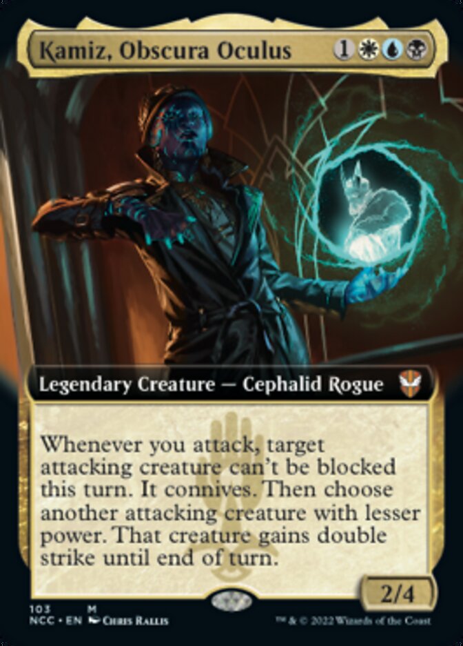 Kamiz, Obscura Oculus (Extended Art) [Streets of New Capenna Commander] | Gaming Infinity
