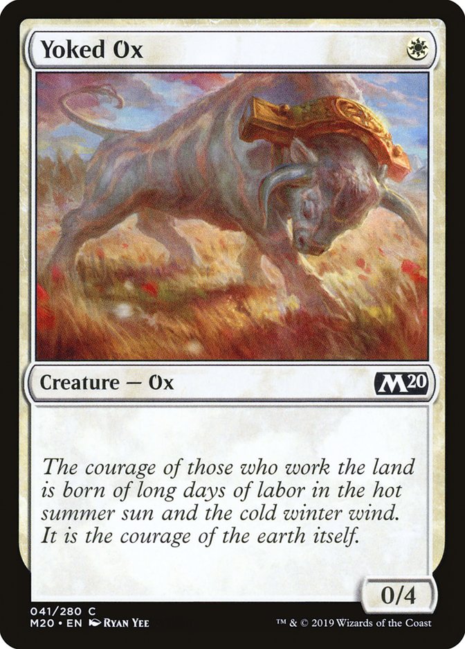 Yoked Ox [Core Set 2020] | Gaming Infinity