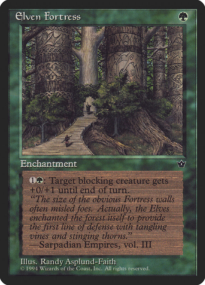 Elven Fortress (Randy Asplund-Faith) [Fallen Empires] | Gaming Infinity