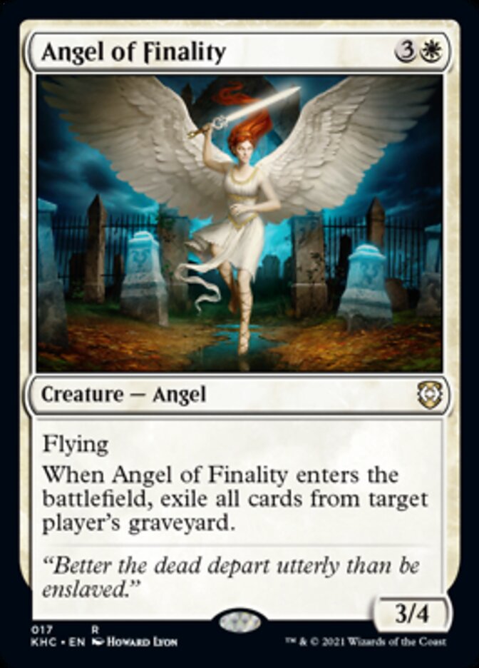 Angel of Finality [Kaldheim Commander] | Gaming Infinity