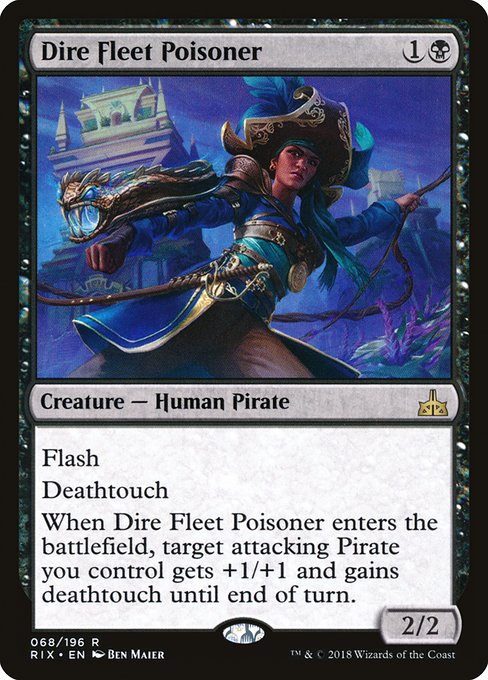Dire Fleet Poisoner [Rivals of Ixalan] | Gaming Infinity